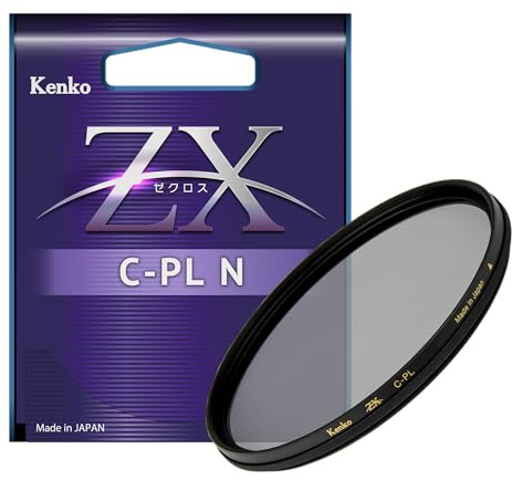 Kenko Filtre polarisant ZX C-PL N φ49mm, Réflexion de Surface Ultra-Faible de 0.16-0.2%, Revêtement Antistatique, Cadre Flottant, Fabriqué au Japon, 949429