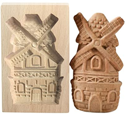 Holz-Keksformen PläTzchenformen Cookie Cutter Keksformen PräGeform Backformen Handwerk Dekorieren Backwerkzeug Diy Keks Pressstempel Formen Backformen Deko Hochzeit Party Ostern Weihnachten (B)