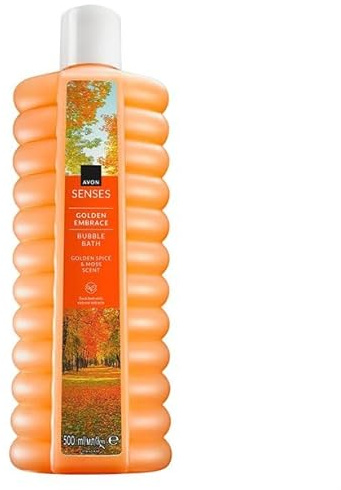 Avon Senses Golden Embrace Badeschaum, goldene Gewürze & Moos, 500 ml