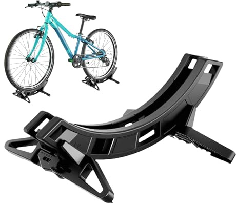 Rastrelliera per Biciclette da Pavimento Supporto Regolabile per Bicicletta