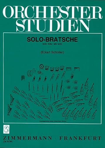 Etudes d'orchestre: alto solo. viola.