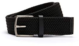 Lacoste Herren RC4017 Gürtel, Noir, 110 cm