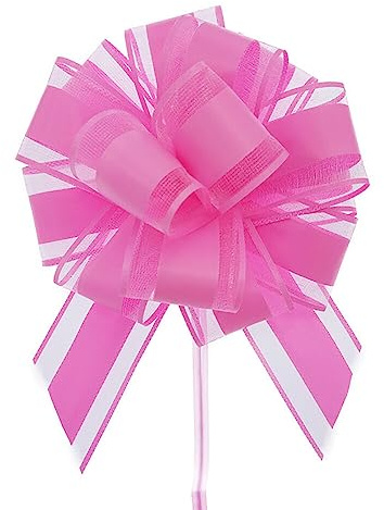 Coccarde Fiocco per Fiocchi Matrimonio, 20 Pezzi Coccarde Autotiranti Autotiranti per Nascita, Coccarde Grandi Matrimonio Auto per Natale, Matrimoni, Feste, San Valentino Decorazione e Compleanno