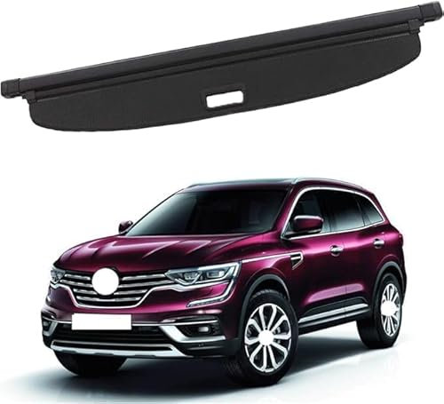 LUlude Auto Einziehbarer Laderaumabdeckung Kofferraum für Renault Koleos 2021+, Schutz Der Privatsphäre Abdeckung Hutablage, Ausziehbar