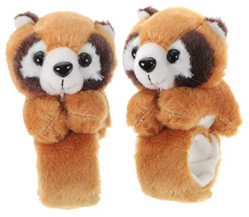 ibasenice 2stücke Slap-armband Mit Waschbärmotiven Pack Partygeschenke Zum Tierthema Goodie-bag-füllmaterial Für Kindergeburtstage