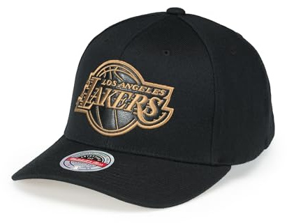Mitchell & Ness NBA Leather Logo Classic Red Snapback Cap - 100% Polyester, verstellbar, Herren, Frauen, Kinder, Unisex, Frühling, Sommer, Herbst, Winter