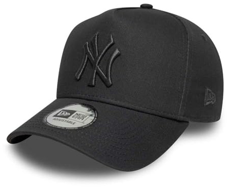 New Era Metallic Eframe Adjustable Cap NY Yankees Dunkelgrau, Size:OneSize