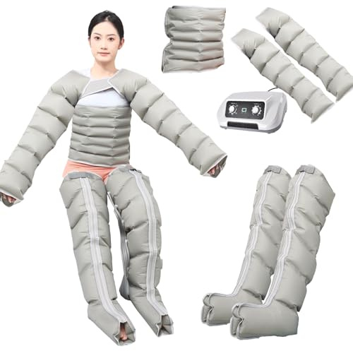 Pressoterapia Linfodrenaggio Total Body, Pressoterapia per Casa Professionale, Linfodrenaggio Lipedema Gambe, Massaggiatore Gambe