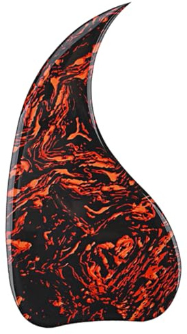 TOPBATHY Gitarren Pickguard Akustikgitarre Schutzplatte Kratzfestes Verstärktes Schlagbrett mit Einfachem Anbringen und Langlebigem für Professionellen Ersatz und Optimalen Gitarrenschutz