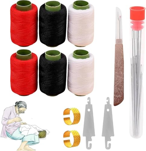 Sewing Kit 37PCS – Portable Complete Needle and Thread Set for Adults & Beginners, Travel Sewing Kit with Scissors, Pins & Repair Tools – Lightweight DIY Craft & Emergency Sewing Supplies