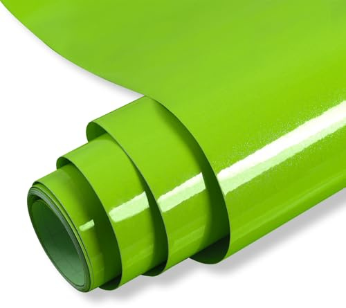 Hode Klebefolie Dunkelgrün Glitzer 40cmX3m Möbelfolie Hochglanz Selbstklebende Folie Oberflächenschutz für Möbel Küche Schrank Wand Wasserdicht DIY Dekorfolie