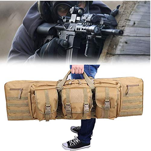 Futteral Gewehrtasche, Double Rifle Bag Case, Taktische Doppel Gewehrtasche, 100D Oxford-Stoff, Jagdausrüstung Taktische, Ideal für Aufbewahrung Und Transport Von Jagdwaffen, 36‘’