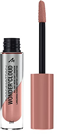 Manhattan Wonder'Cloud Eyeshadow, Farbe 004 Spiced Petal, flüssiger Lidschatten, langanhaltend und wasserfest, 18 g