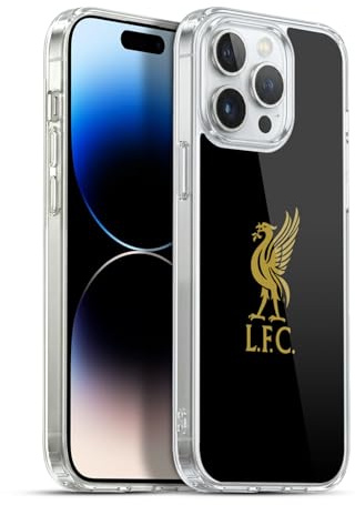 Head Case Designs Offizielle Liverpool Football Club Logo Gold Und Schwarz Liver Bird Gelhülle [Militärischer Schutzgrad] Kompatibel Mit Apple iPhone 13 Pro Max Und Kompatibel Mit MagSafe