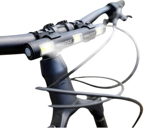 Front Bike Bar Light for Road Cyclists 240 Lumen Stay Seen Bike Light. USB Rechargeable, Waterproof, Multi-Mode Safety Light, 3000+ Charge Cycles, Intelligent Memory, Universal Mounting