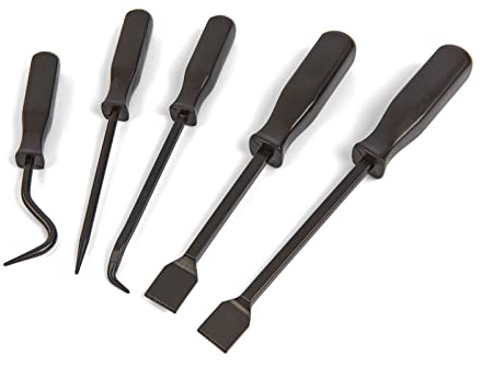 Weber werke Professionelles Dichtungsschaber-, Dorn- und Haken Set 5-teilig
