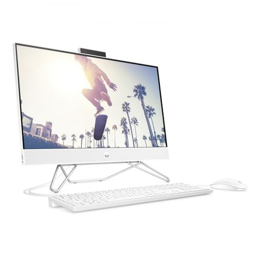 HP All-in-One PC 24-cb1110ng [60,5cm (23,8) FHD-Display, Intel i3-1215U, 8GB RAM, 512GB SSD, Windows 11]