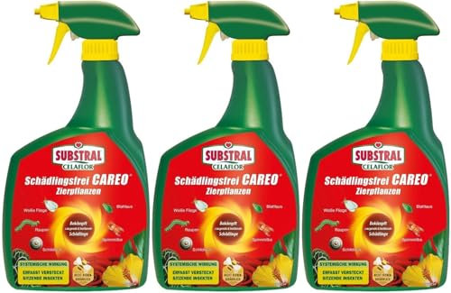 3 X 800ml Substral Celaflor® Schädlingsfrei Zierpflanzen Spray