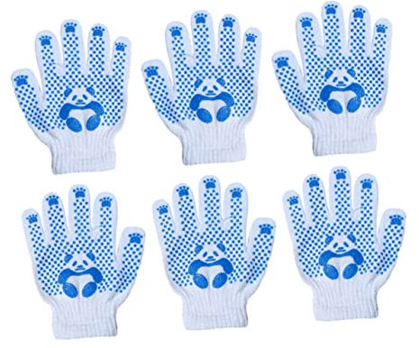 BESPORTBLE 3paare Junge Mädchen Gartenhandschuhe Aus Polyester-baumwolle Arbeitsschutzhandschuhe Für Jungen Und Mädchen Handschutzhandschuhe Für Gartenaufgaben