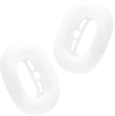 kwmobile Hülle kompatibel mit Apple AirPods Max/AirPods Max 2 Cover - TPU Silikon Kopfhörer Pad Case - Schutzhülle für Polster in Matt Transparent