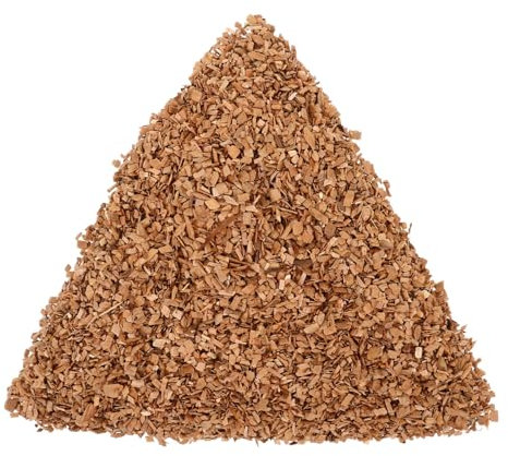 TOPBATHY Applewood Wood Chunks Natural Smoking Chips for Bbq Meat Smoking and Grilling, 500g Bag, Suitable for Smoker Boxes and Outdoor Barbecue