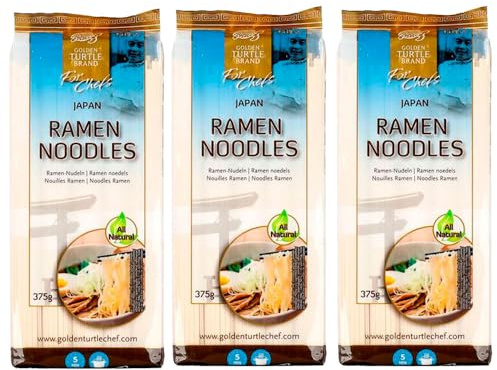 Fideos Ramen de Trigo 375 g Pack 3 Bolsas 15 Porciones Textura Firme 2 mm para Sopa Japonesa Wok y Ensaladas Listos en 5 Minutos Sin MSG Conservantes ni Colorantes