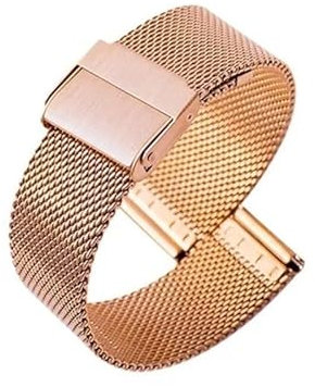 MAKAZHZZRM Cinturino for orologio in acciaio inossidabile a sgancio rapido da 18 mm, 20 mm, 22 mm, adatto for donne e uomini, cinturino universale for orologi, accessori Fit For strumento(Rose Gold,20