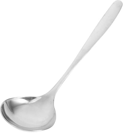 MAGICLULU Suppenlöffel Aus Edelstahl Großer Nudellöffel Für Ramen Tiefer Schöpflöffel Für Suppen Und Kochlöffel Für Küche Und Restaurant Spülmaschinengeeignet