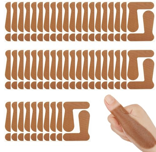 50stk Daumen Bandage,Daumenbandage Rechts & Links,Vorgeschnittenes Daumenstützband, Kinesiologie-Patches Für Den Daumen Für Sport,Verbessern Die Gelenkstabilität Und Verhindern Verstauchungen