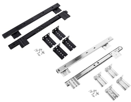 Tofficu 2set Keyboard Rail Drawer Slide Track for Office Desk Keyboard Drawer Slide Track