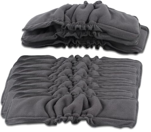 KIXZSAZ Packung mit 10 Baby Stoffwindeln, waschbar, wiederverwendbar, zum Wechseln von Neugeborenen, Einlagen, atmungsaktiv, tragbar