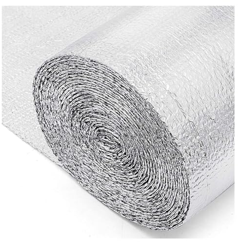 Heizkörper-Reflektor-Paneele, Luftpolsterfolie, selbstklebend, Aluminiumfolie, Dampfsperre, mehrere Größen(1mx3m)