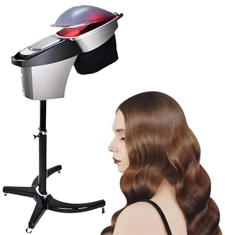HajMyrdonyx Mobiler Friseursalon Mit Mikro-Sprühnebel Für Kopfhautbehandlung, Färben, Dauerwelle Haarpflege Ölbehandlung, Haarfärbe- Und Dampfbehandlung, Temperaturregelung
