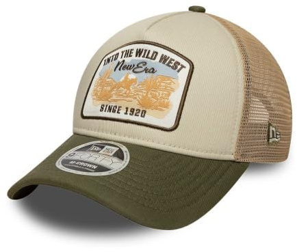 New Era Trucker Cap A-Frame – Sommer Mesh Cap mit Logo-Patch vorne – Stylische Snapback Cap für Herren & Damen – Verstellbar