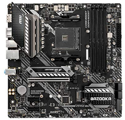 MSI MAG B550M Bazooka (AMD AM4 DDR4 M.2 USB 3.2 Gen 1 HDMI M-ATX Gaming Motherboard AMD Ryzen 5000 Prozessoren)