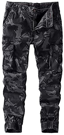 G&F Pantalon Cargo Hommes Pantalon Combat Tactique Militaire Poids Léger Extérieur Pantalon de Travail