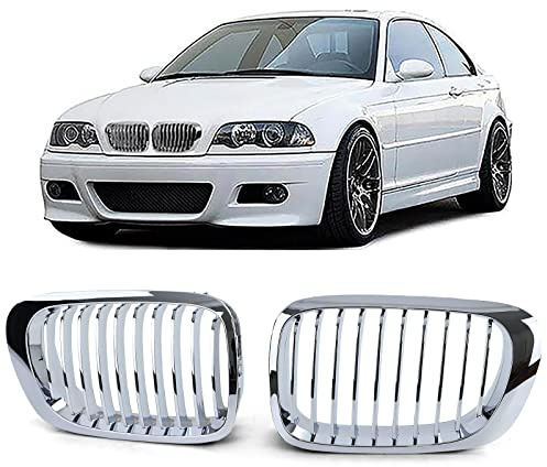 Sport Kühlergrill Performance Chrom passend für 3er BMW E46 Coupe Cabrio 99-03