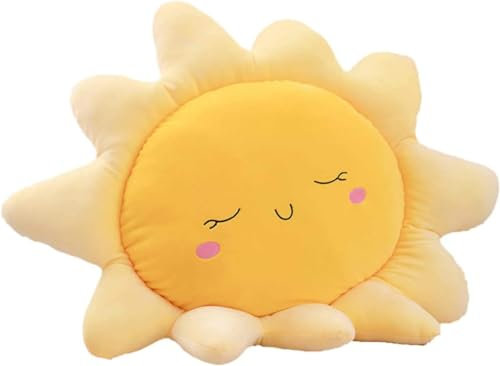 AOOPOO Kuschelkissen Dekoration Kissen Für Schlaf Zimmer Sofa, Gelb Sonnen Kissen (35-45 cm)