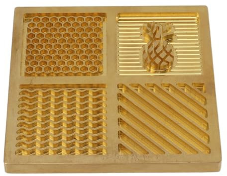 Vassoio per Ghiaccio Fai da Te in Ottone Personalizzabile per Whisky, Crea Design Accattivanti in Pochi Secondi con Stampi per Ghiaccio Personalizzati per Whisky