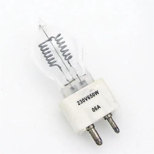 Gerrit DN-26656, 230 V 650 W 230V650W JCD230V-650W 64686 GY9.5 Ampoule à Quartz Ampoule de projecteur de Diapositives de Film, (Color : 10 Pieces)