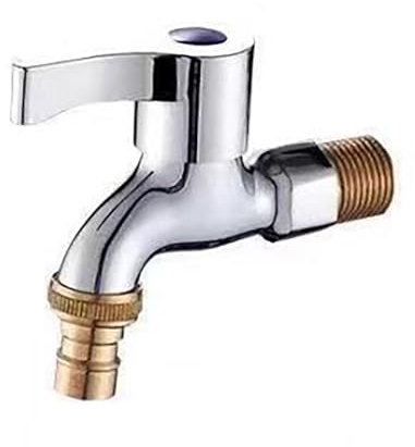 Wasserhahn Garten Messing Galvanik Waschmaschine Haushalt Einzigen Kalten Waschmaschine Mopp Pool Silber Wasserhahn