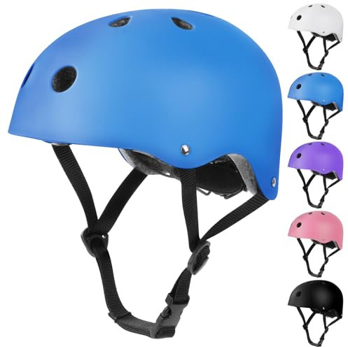 Flintronic Kinder Fahrradhelm, Kinderhelm Fahrradhelm für Kinder, Verstellbarer Skateboardhelm für Fahrrad Skateboard Roller Skating Scooter BMX für 2-13 Jahre