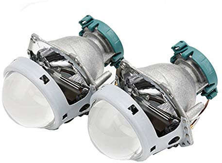 Angel Eyes,Angel Eye Halo Metall for HELLA 3R G5 BI Xenon Scheinwerfer Objektiv D2S Lichter Projektor Universal-Automobillampe D1S D2H D3S D4S Birnen Retrofit