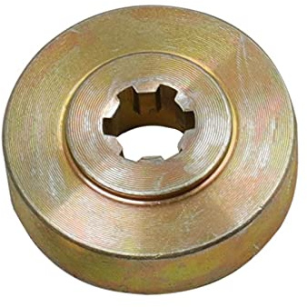Adaptador de cabezal de recortadora, placa de empuje, arandela de empuje, tuerca de bloqueo