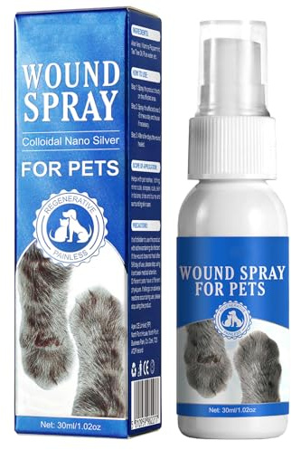 KOAHDE Spray de Cicatrisation pour Animaux de Compagnie,Spray Nettoyant pour Plaies pour Animaux de Compagnie,Spray de Nettoyage pour Animaux de Compagnie,Wound Spray pour Chiens et Chats