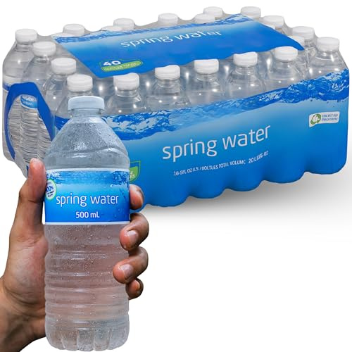 Multipack 500ml Still Spring Water Compatible With Kirkland Spring Water, Bulk Wholesale Deal Hydration Pack For Everyday Use (20x 500ml)