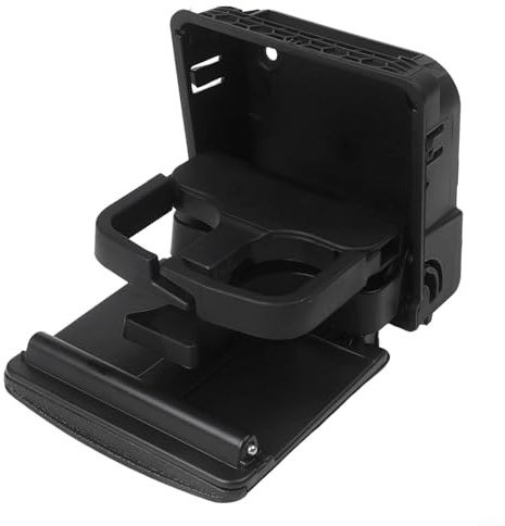 ZiStarlilife Portavasos plegable para Jetta y para Golf MK5 MK6, especificaciones OE 1K0862532F, para consola central trasera, material plástico