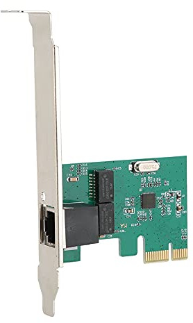 HEEPDD Scheda LAN Gigabit 8111E, Adattatore di Rete PCI Express con Connettore Placcato Oro, velocità 10/100/1000 Mbps per PC Desktop a Casa o in Ufficio