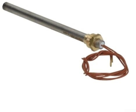 HOHOVYVY Tige d'allumage 350 W en acier inoxydable pour poêles à granulés HAAS & Sohn - Pièce de rechange avec 12,5 mm de diamètre et 170 mm de longueur - Puissance de chauffage 230 V