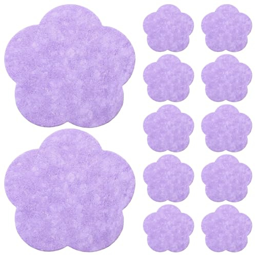 Toyvian 50 Stück Komprimierte Gesichtsschwämme aus Zellstoff Gesichtsreinigungsschwämme für Frauen Sanftes Peeling Doppelseitiges Design Tragbar für Zuhause und Reisen